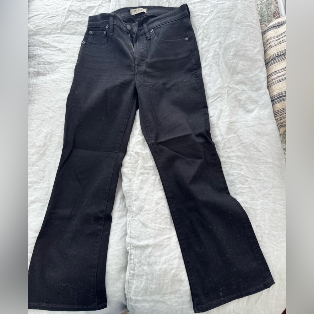 Madewell Women's Boot Cut Jeans - Black